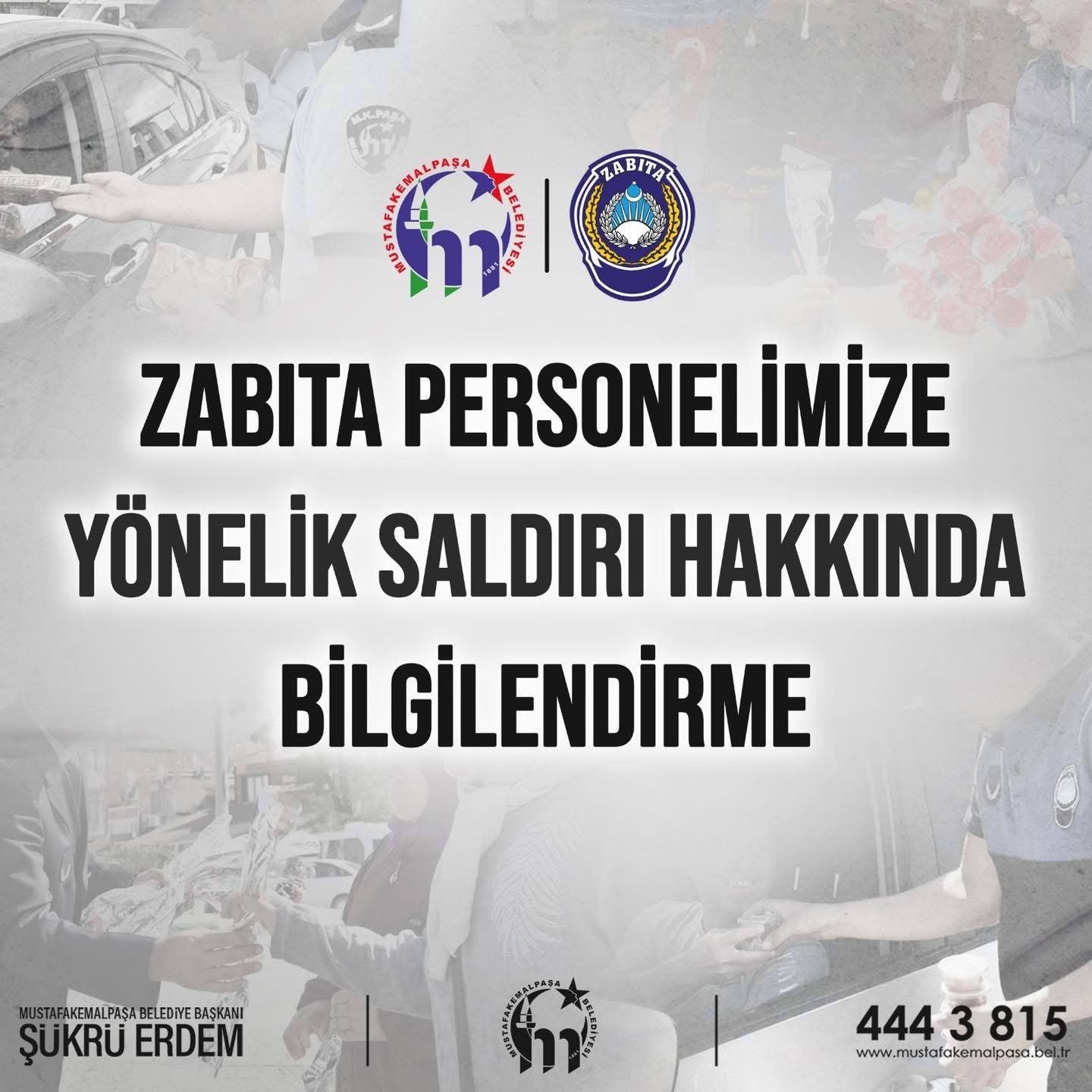 Kamu Görevlisine Şiddete İlişkin Belediye’den Kararlı Mesaj